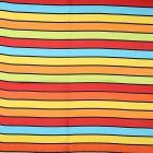 Razo Satin Carnaval Arcoiris Naranja