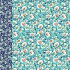 Royal Estampada 1.10 Cenefa Flores Verde Menta