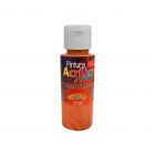 Pintura Acrílica Profesional Metálica Naranja Tornasol