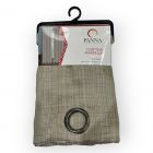 Cortina Jaquard Pantalla Marbella Arillos Hueso