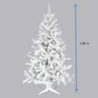 Arbolito de Navidad Colorado Parisina Blanco 1.80 m
