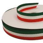 Liston Satinado Patrio Tricolor 22 mm