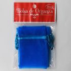 Bolsa de Organza Parisina Turquesa 7.5 x 10 cm