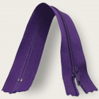 Cierre Sencillo Morado 18 cm