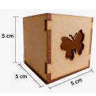 Caja Mini Natural Mariposa