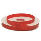 Listón Satinado Con Diamantina Rojo 3/8"