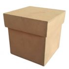 Caja con Tapa Natural 6 x 6 cm