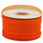 Listón de Organza Satín Liso Naranja #1