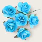 Rosa de Papel Mediana Azul Mod.LMA1190