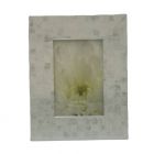 Portarretrato Decorativo Blanco Nacarado 4" x 6'' 243-WS(KC)