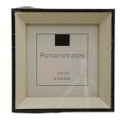 Portarretrato Decorativo Mini Blanco-Negro 8.9 x 8.9 cm Mod.F411520R755-3.5