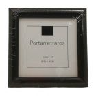 Portarretrato Decorativo Mini Negro 8.9 x 8.9 cm Mod.F521411R22-3.5