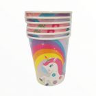 Vasos de Cartón Unicornio