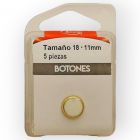 Botones en Cajita 11 mm Blanco Mod.0121801