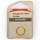 Botones en Cajita 15 mm Blanco Mod.0122401