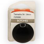 Botones en Cajita 34 mm Negro Mod.1285402