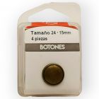 Botones en Cajita 15 mm Bronce Mod.1572481