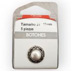 Botones en Cajita 15 mm Plata Mod.2112482