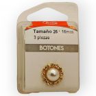 Botones en Cajita 16 mm Oro-Perla Mod.2129982