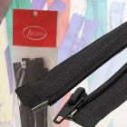 Paq. Cierre de Nylon Separable Negro 70 cm