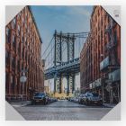 Bastidor impreso pintura abstracta Manhattan