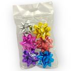 Moño para Regalo c/ adhesivo 2" Estrella Surtido Metálico 2