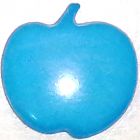 Botón Manzana Azul Turquesa #20