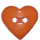 Boton Corazón Naranja #24