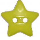 Botón Estrella Verde Limon #24