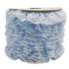 Encaje Valenciano Plisado #2 G165418 Cielo 4.5 Cm