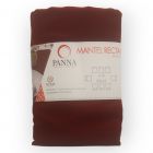 Mantel Decorativo Rectangular Tergal Liso Rojo Vino Liso Mediano