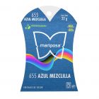 Colorante para telas Mariposa Cristales Azul Mezclilla No.655 de 32 g