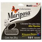 Colorante para telas Mariposa Multifibra Negro No.101 de 28 g