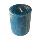 Cirio Cilíndrico Liso Azul Turquesa 5 X 6 cm