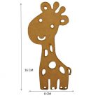 Figuras De Mdf Natural Jirafa Ch