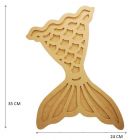 Figuras De Mdf Natural Cola De Sirena Geometrico Gde