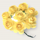 Rosa de Papel Mediana Amarillo Mod.LMA1133