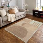 Tapete Decorativo Tianjin #1 Café Beige Geométrica Taupe Grande