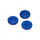 Botón Para Costura Y Manualidades Azul Rey #18 11 mm Mod.5070