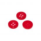 Botón Para Costura Y Manualidades Rojo #18 11 mm Mod.5070