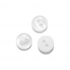 Botón Para Costura Y Manualidades Blanco #18 11 mm Mod.15003 Botón Para Costura Y Manualidades Blanco #18 11 mm Mod.15003