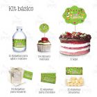 Kit Mesa De Dulces Cumpleaños Animalitos Verde