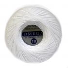 Hilo Crochet #10 color Blanco Caja de 12 pzs