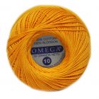 Hilo Crochet #10 color Amarillo Mango Caja de 12 pzs