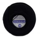Hilo Crochet #10 color Negro Caja de 12 pzs