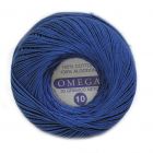 Hilo Crochet #10 color Azul Rey Caja de 12 pzs