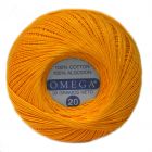 Hilo Crochet #20 color Amarillo Mango Caja de 12 pzs