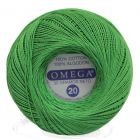 Hilo Crochet #20 color Verde Bandera Caja de 12 pzs