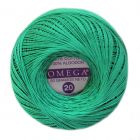 Hilo Crochet #20 color Verde Jade Caja de 12 pzs