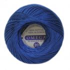 Hilo Crochet #20 color Azul Rey Caja de 12 pzs